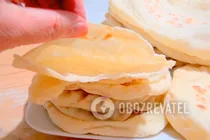 М'яка дріжджова піта - Крок 7 М'яка дріжджова піта - Крок 7