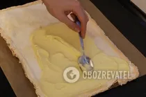 Меренговий рулет із лимонним кремом - Крок 7 Меренговий рулет із лимонним кремом - Крок 7