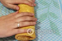 Рулет із вареним згущеним молоком - Крок 6 Рулет із вареним згущеним молоком - Крок 6