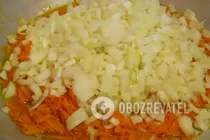 Овощной салат с рисом и томатным соком - Шаг 3 Овощной салат с рисом и томатным соком - Шаг 3