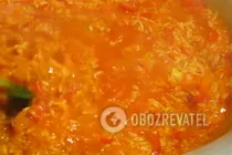Овощной салат с рисом и томатным соком - Шаг 6 Овощной салат с рисом и томатным соком - Шаг 6
