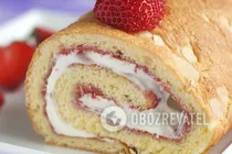Рулет із полуницею й вершками - Крок 10 Рулет із полуницею й вершками - Крок 10