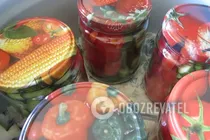 Овочевий салат "Полосатики" - Крок 6 Овочевий салат "Полосатики" - Крок 6