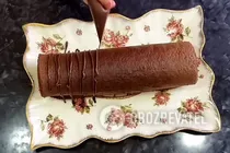 Шоколадний рулет - Крок 11 Шоколадний рулет - Крок 11