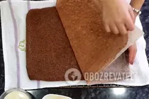 Шоколадний рулет - Крок 6 Шоколадний рулет - Крок 6