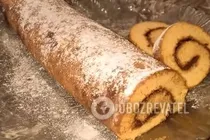 Рулет зі згущеним молоком - Крок 8 Рулет зі згущеним молоком - Крок 8