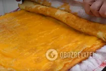 Бисквитный рулет на молоке - Шаг 15 Бисквитный рулет на молоке - Шаг 15