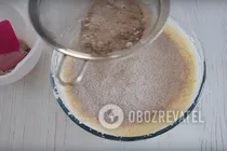 Шоколадно-кокосовий рулет - Крок 3 Шоколадно-кокосовий рулет - Крок 3
