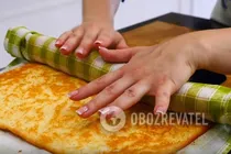 Малиновий рулет - Крок 10 Малиновий рулет - Крок 10