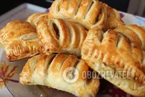 Слойки з яблуками й корицею - Крок 8 Слойки з яблуками й корицею - Крок 8