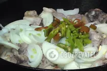 Фрикасе с шампиньонами - Шаг 4 Фрикасе с шампиньонами - Шаг 4