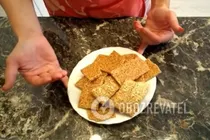 Козинаки из кунжута - Шаг 9 Козинаки из кунжута - Шаг 9