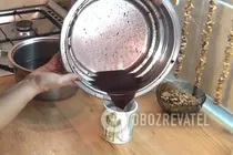 Чурчхела из свежего винограда - Шаг 2 Чурчхела из свежего винограда - Шаг 2