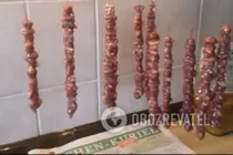 Чурчхела из магазинного сока - Шаг 6 Чурчхела из магазинного сока - Шаг 6