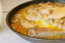 Правильное куриное фрикасе - Шаг 8 Правильное куриное фрикасе - Шаг 8