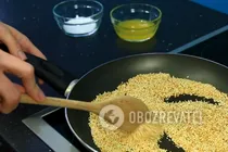 Козинаки з кунжуту за 5 хвилин - Крок 1 Козинаки з кунжуту за 5 хвилин - Крок 1