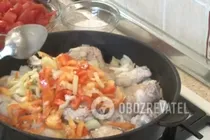 Чахохбілі з болгарским перцем - Крок 3 Чахохбілі з болгарским перцем - Крок 3