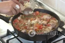Чахохбілі з болгарским перцем - Крок 6 Чахохбілі з болгарским перцем - Крок 6