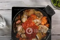 Швидке чахохбілі - Крок 7 Швидке чахохбілі - Крок 7