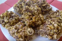 Козинаки з горіхами на меду - Крок 7 Козинаки з горіхами на меду - Крок 7