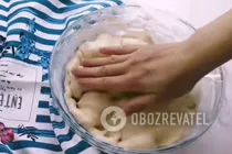 Дріжджові баурсаки на молоці - Крок 3 Дріжджові баурсаки на молоці - Крок 3