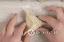 Самса з готового тіста - Крок 6 Самса з готового тіста - Крок 6