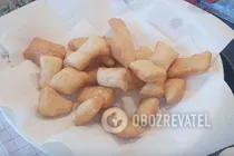 Баурсаки без яиц и молока - Шаг 7 Баурсаки без яиц и молока - Шаг 7