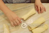 М'ясна самса із цибулею - Крок 13 М'ясна самса із цибулею - Крок 13