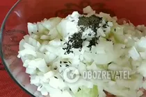 Куриная самса с сыром - Шаг 5 Куриная самса с сыром - Шаг 5