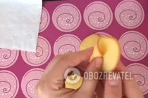 Бисквитные розы - Шаг 5 Бисквитные розы - Шаг 5