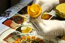 Троянди на соломці - Крок 6 Троянди на соломці - Крок 6