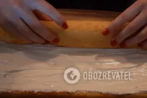 Рулет с масляным кремом - Шаг 8 Рулет с масляным кремом - Шаг 8
