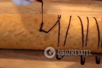 Рулет с масляным кремом - Шаг 9 Рулет с масляным кремом - Шаг 9