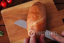 Панини с колбасой - Шаг 1 Панини с колбасой - Шаг 1