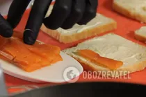 Панини с рыбой - Шаг 2 Панини с рыбой - Шаг 2