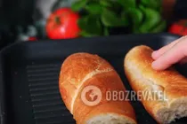 Панини с колбасой - Шаг 2 Панини с колбасой - Шаг 2
