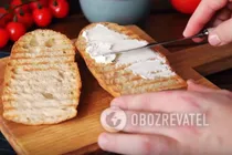 Панини с колбасой - Шаг 3 Панини с колбасой - Шаг 3