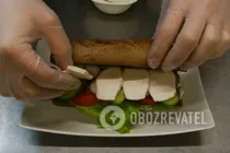 Паніні з куркою та овочами - Крок 7 Паніні з куркою та овочами - Крок 7