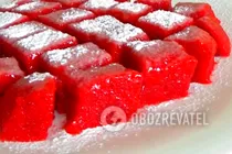 Полуничний рахат-лукум на желатині - Крок 8 Полуничний рахат-лукум на желатині - Крок 8