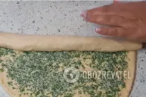 Часниковий хліб із зеленню - Крок 6 Часниковий хліб із зеленню - Крок 6