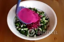 Свекольник с огурцами - Шаг 12 Свекольник с огурцами - Шаг 12