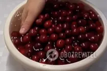 Швидкий компот з вишні - Крок 1 Швидкий компот з вишні - Крок 1