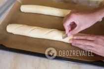 Багет із хрусткою скоринкою - Крок 11 Багет із хрусткою скоринкою - Крок 11
