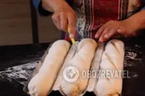 Французский багет без масла - Шаг 11 Французский багет без масла - Шаг 11