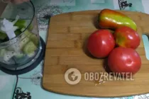 Гаспачо в блендере - Шаг 2 Гаспачо в блендере - Шаг 2