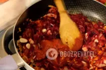Борщ із квасолею та м'ясом - Крок 8 Борщ із квасолею та м'ясом - Крок 8
