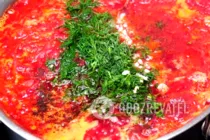 Борщ з помідорами - Крок 9 Борщ з помідорами - Крок 9