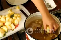 Борщ із квасолею та м'ясом - Крок 3 Борщ із квасолею та м'ясом - Крок 3