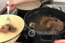 Красный борщ с фасолью - Шаг 3 Красный борщ с фасолью - Шаг 3