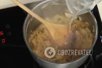 Луковый суп с курицей и гвоздикой - Шаг 5 Луковый суп с курицей и гвоздикой - Шаг 5